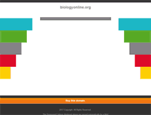 Tablet Screenshot of biologyonline.org